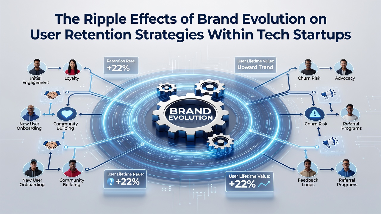 The Ripple Effects of Brand Evolution on User Retention Strategies Within Tech Startups